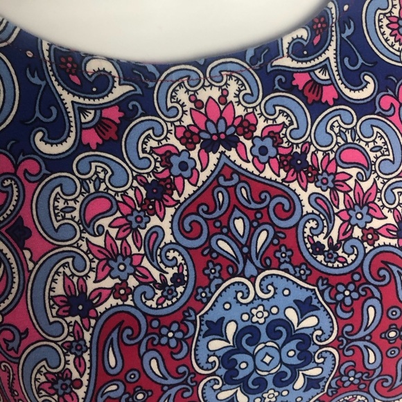 Talbots paisley print short sleeve top - Picture 2 of 3